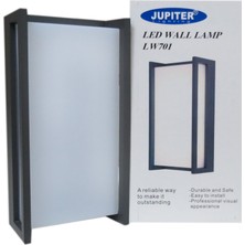 Jupiter Jüpiter 3000K Bahçe Antrasit LED Bahçe Aplik  LW701 - S