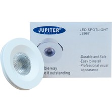 Jupiter Jüpiter Sıva Altı 3W 6500K Alüminyum LED Spot Trafolu LS987