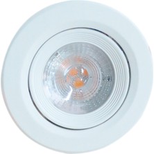 Jupiter JK Eko Jüpiter Sıva Altı 5W 3000K Hareketli LED Spot LS458