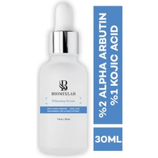 Biomixlab Cilt Lekelerini ye & Cilt Tonu Eşitlemeye  Alpha Arbutin Serum 30ML