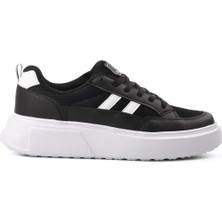 Walkway Deren-G Siyah-Beyaz Kadın Sneaker