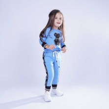 Bella Donna Kız Eşofman Takım 9-36 Ay  0000403 Siyah - Mavi