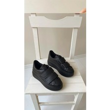 Tomiross Kadın Chloe Yüksek Tabanlı Cırtlı Sneaker Spor Ayakkabı CHLO-6901