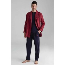 U.S. Polo Assn. 12000 5'Li  Bordo Sabahlıklı Lacivert Damat Takımı