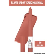 Maybelline New York Super Stay Ink Crayon Kalem Mat Ruj- Spiced Up - 100 Reach High