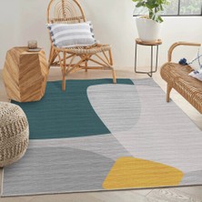 Homefesto Dekoratif Pamuklu Dokuma Taban Modern Yıkanabilir Leke Tutmaz Ince Makine Dokuması Halı,kilim