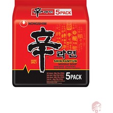 Nongshim Shin Ramyum Hazır Eriştesi (Shin Ramyun Noodle Soup) - 600 gr