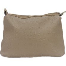 Liva 2355 Çift Bölmeli Kadın Omuz Çapraz Çanta - Vizon