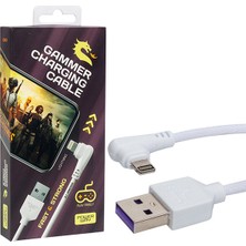 Melek Store Powerway Gm3 USB 3.1 Amper Örgülü IPHONE Gaming Oyuncu Kablosu