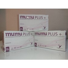 Mumu Plus + Xl Nitril Pudrasız Muayene ve Koruyucu Eldiven Xl 3 Paket 300 Adet