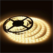 Abnturk Sarı 3 Çip Dekoratif 5 Metre Iç Mekan Şerit LED 12V