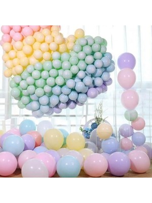 Hayaller Dükkanı Makaron Karışık Balon 25 Adet