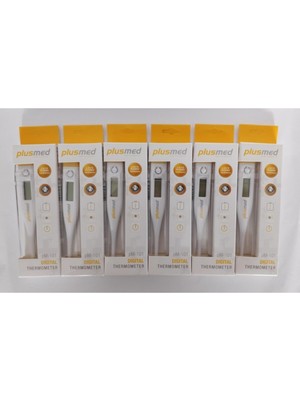 PLUSMED  Pm 101 Dijital Koltuk Altı Beden Derecesi (Thermometer) 6 Adet (Kutuda 6 Adet) Pm 101 Beden