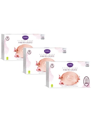 Duru Hydro Pure Sakura Çiçeği 9 Adet Sabun 3x450 gr Paraben ve Gluten İçermeyen Özellik