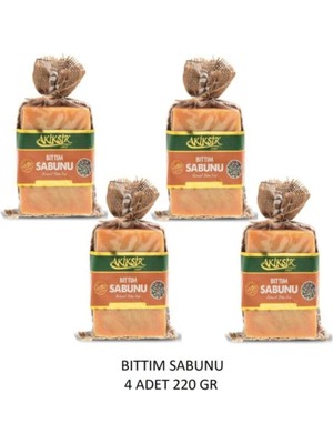 Akiksir Bıttım Sabun 4 Adet 220 gr