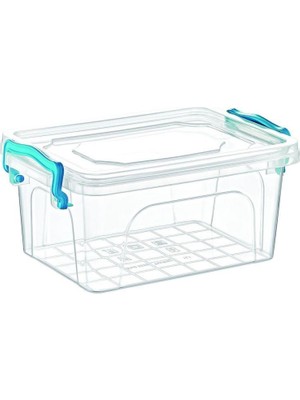 Sska Polytime Şeffaf Kilitli Mutfak Eşya Gıda Saklama Düzenleme Kabı Kutusu - Dikdörtgen - 20 Litre