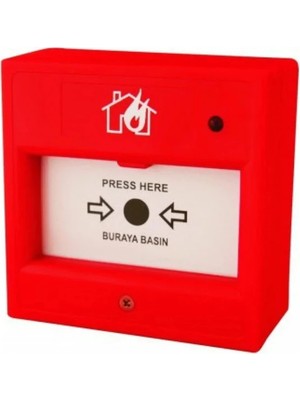 Eleks Yangın Ihbar Butonu ve Kasası 12/24
