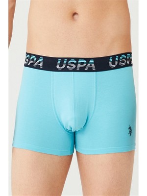 U.S. Polo Assn. Uspa Yazılı Likralı 3'lü Erkek Boxer