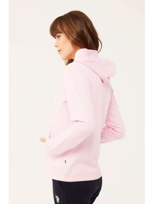 Kapşonlu Fermuarlı Kadın Sweatshirt
