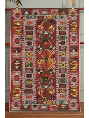 Homefesto Dekoratif Pamuklu Dokuma Taban Modern Yıkanabilir Leke Tutmaz Ince Makine Dokuması Halı,kilim