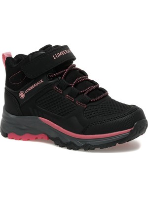 Lumberjack Siyah Kız Çocuk Outdoor Bot Tekstil Malzeme ile Rahat Taban Özellikli