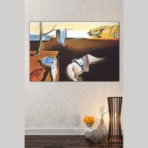 Morfil Sanat Atölyesi Salvador Dali Belleğin Azmi Eriyen Saatler Kanvas Tablo
