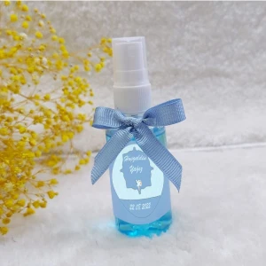 10 Adet Isme Özel Bebek Hediyelik Sprey Şişe Kolonya