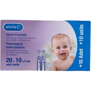Alvita Serum Fizyolojik 30 Flakon (20 10X5ML)