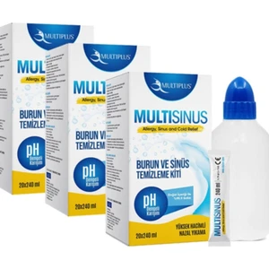 Sinüs Rinse Burun ve Sinüs Temizleme Kiti 20 Saşe x 3 Kutu 60 Saşe