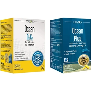 Ocean Ocean D3K2 Damla 20 ml + Ocean Plus 50 Kapsül