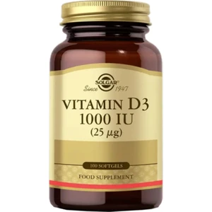 Vitamin D3 1000 Iu 25 Mcg 100 Yumuşak Kapsül
