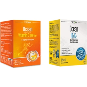 Ocean Ocean Vitamin C 1000 Mg 30 Tablet + Ocean D3K2