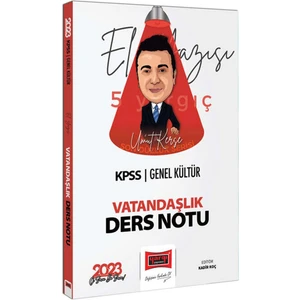 Yargı Yayınevi KPSS 2023 Genel Kültür  Son Düzlük El Yazısı Ile Vatandaşlık Ders Notu