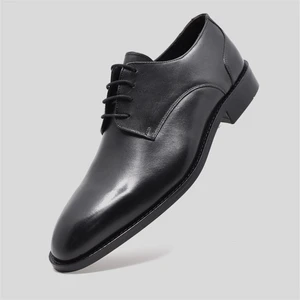 Derby Hakiki Deri Erkek Klasik Ayakkabı Siyah 9752