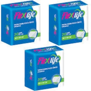 Flexi Life Kedi Köpek Çiş Pedi 60X90 30'lu 3 Paket