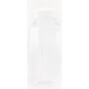 Mbk Ambalaj 500ML Pet Kare Şişe ve Beyaz KAPAK(100 Adet)