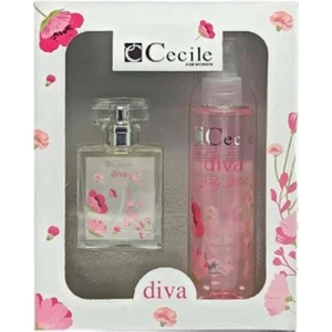 Cecile Diva Kadın Parfüm Seti 100 ml Edt Body Mist 150 ml