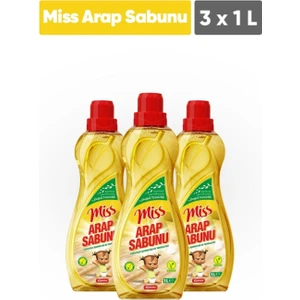Arap Sabunu 1000 ml - 3`lü Paket