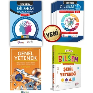 Analiz Yayınları 3.Sınıf Bilsem Hazırlık Bilsem Deneme Seti Bilsem Şekil Yeteneği Bilsem Genel Yetenek Full Set