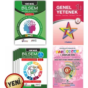 Tudem Yayınları 1. Sınıf Bilsem Hazırlık Anlatım Soru Bankası Bilsem Deneme Seti Kazandıran Bilsem Süper Set