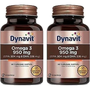 Omega 3 950 Mg 30 Yumuşak Kapsül 2 Adet