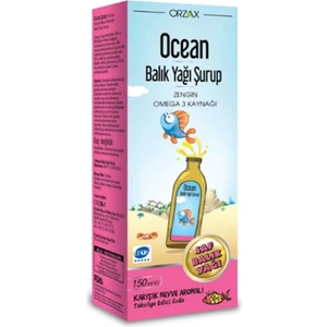 Ocean Karışık Meyveli Balık Yağı Şurubu 150 ml