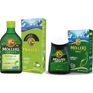 Mollers  Möller's Elma Aromalı Balık Yağı Şurubu ve  Möller's Kapsül