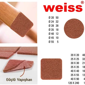 Yapışkan Keçe 40X40