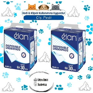Kedi Köpek Çiş Pedi Ultra Emici 60CMX90CM 60 Adet