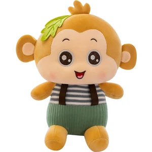 Maymun Peluş Oyuncak Bebekler Mini Hayvan Charactors Doğum Günü Yeni Yıl Için Hediye (Yurt Dışından)