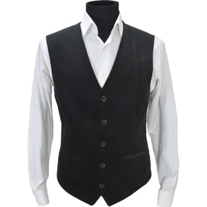 Mentor Regalo Erkek Yelek V Yaka Siyah Kadife 50450