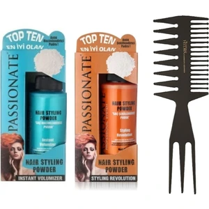 Şekillendirici Hacim Veren Saç Pudrası 20 Gr - Mavi + Turuncu + Tarko Hd 2135 Şekillendi