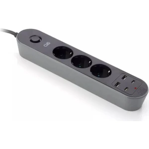 Cvs Akım Korumalı 3'lü Priz Usb+2 Type-C Dn 9200