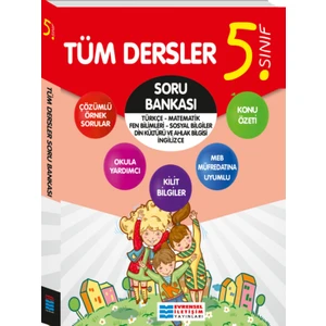 Evrensel İletişim Yayınları Tüm Dersler Soru Bankası 5.Sınıf  yeni kitap 2024 basım